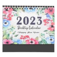 Small Desk Calendar 2022- 2023 Tabletop Accessories Adornment Portable Calender