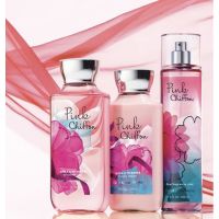 (แท้) Pink Chiffon Shower gel/ Body Lotion/ Body Cream/ Body Mist Bath&amp;Body Works น้ำหอม โลชั่น ครีมอาบน้ำ ของนำเข้า 100%