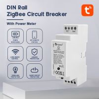 ZigBee 3.0 Gledopto Din Rail Circuit Breaker Power Meter Energy Monitor Tuya Smart Life App Control Power Display Timer Setting Breakers Load Centers