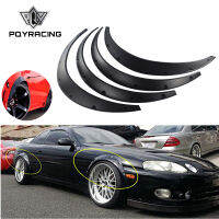 PQY - Universal 4 Pcs Car Fender Flares Arch Wheel Eyebrow Protectormudguards Sticker PQY-CFF01