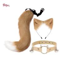 ALI-Shoppingเสื้อกันหนาวขน Faux หูแมวและหางชุดเครื่องแต่งกายชุดแฟนซีของขวัญสำหรับการแสดงบนเวที
