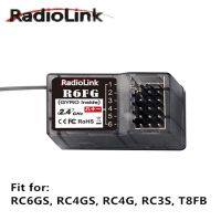 ตัวรับสัญญาณ R6FG วิทยุควบคุมดั้งเดิม2.4GHz 6ช่องฟังก์ชันไจโร4.8-10V รีโมทแรงดันสูงสำหรับ RC6GS RC4GS RC4G RC3S