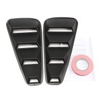 1 Pair 1/4 Quarter Side Window Louvers Scoop Cover Vent For Ford/Mustang 2005 2006 2007 2008 2009 2010 2011 2012 2013 2014