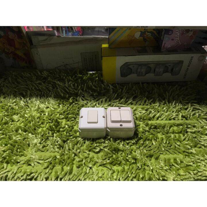 Saklar Lampu Broco 2 Tombol - Cetekan lampu - Switch On Off Lampu ...