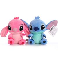 ตุ๊กตาผ้านุ่มตุ๊กตาผ้าการ์ตูนของเล่นน่ารักขนาด10ชิ้น/ล็อต20ซม. Lilo Stitch อะนิเมะของเล่นกำมะหยี่ของขวัญ