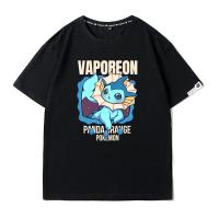 สไตล์ใหม่ แฟชั่น Pokemon Anime Vaporeon Print เสื้อยืด Unisex - เสื้อยืดกราฟิกการ์ตูนน่ารักและอินเทรนด์ เสื้อยืดแฟชั่น