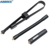 ABBREE Gooseneck เสาอากาศยุทธวิธี SMA-Female144430Mhz พับได้สำหรับ Baofeng UV-5R UV-82 BF-888S วิทยุ