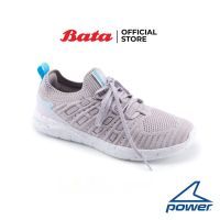 Bata บาจา POWER รองเท้าสำหรับวิ่ง แบบผูกเชือก สนีกเกอร์สำหรับวิ่ง รองเท้ากีฬา สำหรับผู้หญิง รุ่น ENGAGE FLEX 300 LO สีเทา รหัส 5189951