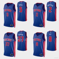 เสื้อผ้าบอลที่นิยมมากที่สุด เสื้อกีฬาบาสเก็ตบอล NBA Jersey Detroit POP 22-23 พลัสไซซ์ สําหรับผู้ชาย และผู้หญิง