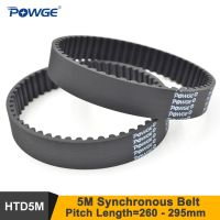 ↂ◎ POWGE 5M Synchronous Belt C 260 265 270 275 280 285 290 295mm Teeth 52/53/54/55/56/57/58/59 HTD5M Rubber Closed-Loop Timing Belt