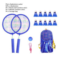 Home Toy Non Slip School Badminton Racket Set Storage Bag With Shuttle Outdoor Gift Boy Girl Sports Training For Children