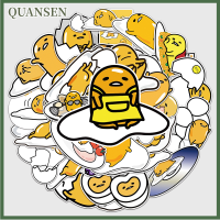 สติกเกอร์ของเล่นโทรศัพท์กันน้ำการ์ตูน Gudetama อนิเมะชิ้น/เซ็ต50ชิ้นจากสติ๊กเกอร์กราฟฟิตี