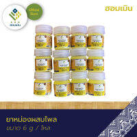 ยาหม่องผสมไพล ตรา ฮอมเมิน (Compound Plai Medicated Balm Hommern Brand) ?บาล์มแก้ปวดเมื่อย เคล็ด ขัด ยอก (แพ็ค 12 ขวด)