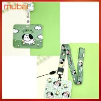 MUBAI 2Pcs พลาสติกสำหรับตกแต่ง ห่วงโซ่กุญแจ สุนัขและสุนัข ที่ใส่ป้าย ของใหม่ ม้วนป้าย ออฟฟิศสำหรับทำงาน