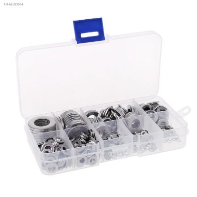 ▬ↂ❧ 304 Stainless Steel Flat Washers Assortment Set Plain Ring Fastener Gasket