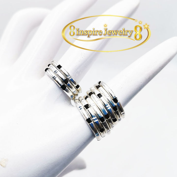 inspire-jewelry-แหวนเงินแท้-92-5-สอดหางช้าง-สอดขนหางช้าง-สวยหรู-เครื่องประดับมงคล-มีไซด์ให้เลือก