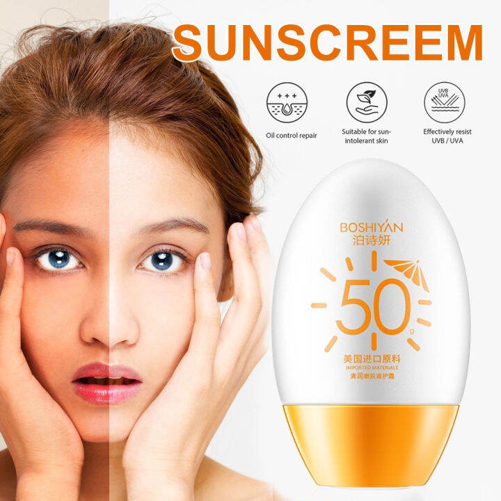 Boshiyan Sunscreen Sunblock Cream SPF50+ pampakinis ng balat,pampaputi ...