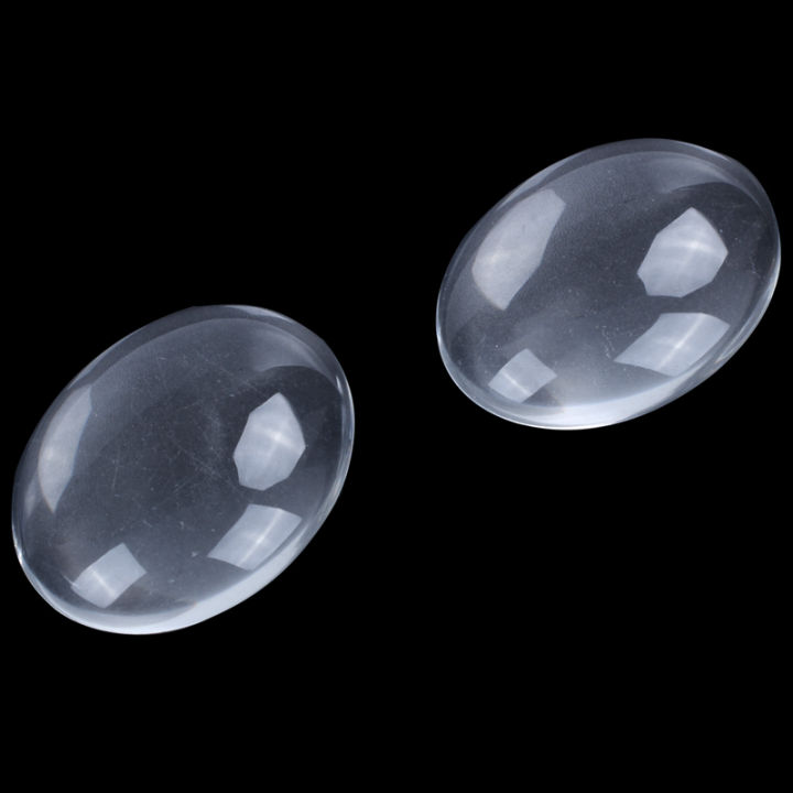 10pcs-oval-crystal-transparent-clear-glass-cabochon-dome-decor-30x40mm