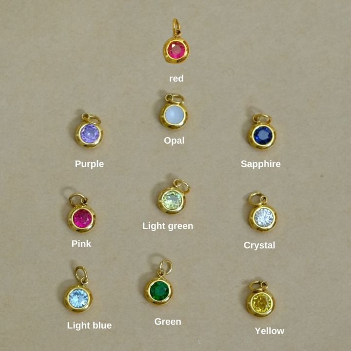 bemet-snow-gem-stone-pendant-จี้เท่านั้น