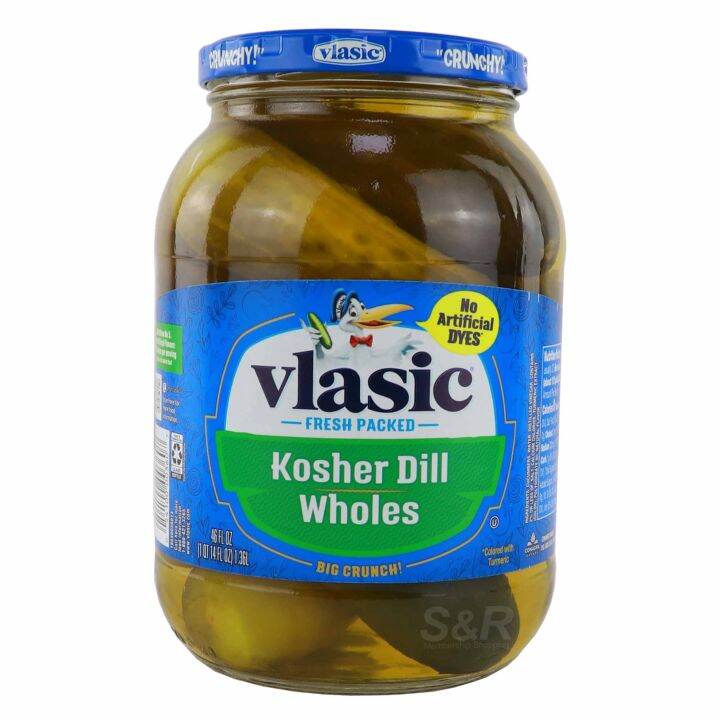 Vlasic Kosher Dill Wholes Pickles 1.36L Lazada PH
