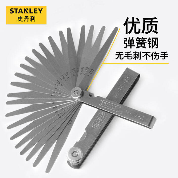 Stanley feeler gauge highprecision clearance gauge stainless steel