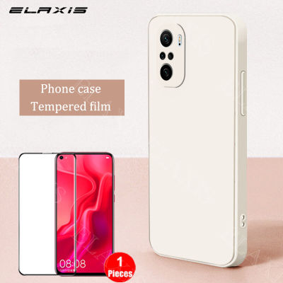 ELAXIS เคสโทรศัพท์สำหรับ Xiaomi Redmi,เคสสำหรับ Xiaomi Redmi Note 9/Note 10 4G/Note 10S ป้องกันหน้าจอรวมทุกอย่างสีพื้นเคส TPU นิ่มซิลิโคนเหลวขอบตรง