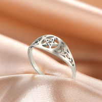 COOLTIME Irish Knot Celtics Star แหวนผู้หญิง Supernatural Pentagram Wicca Amulet แหวนคู่เครื่องประดับสแตนเลสของขวัญ