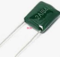 50PCS 2A104J 2A104 100V 0.1UF 100nF 2A104 Polyester Film capacitor