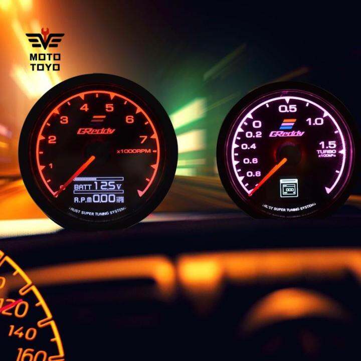Greddy Racing Gauge Multi D/A LCD Digital Display Meter Water Temp RPM ...