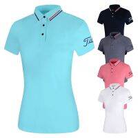 TIT New Style GOLF Clothing Ladies Top Breathable Quick-Drying Short-Sleeved t-Shirt Spring Summer Half-Sleeved Sports Casual T2336Quick dry