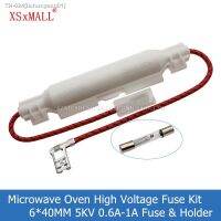 ▣✾∋ 5KV Microwave Oven High Voltage Fuse Kit 6x40MM 0.6A 0.65A 0.7A 0.75A 0.8A 0.9A 1A 5000V Glass Tube Fuse Universal Fuse Holder