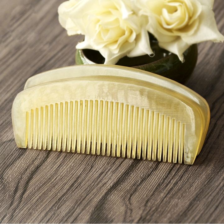 cc-10cm-ox-horn-hair-comb-hairdressing-color-massage-anti-static-styling-ergonomic