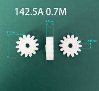 10PCS 0.7M 102A 142.5A 202.5A 242.5A Pinion Gears อะไหล่มอเตอร์รับขายปลีกและขายส่ง-czechao