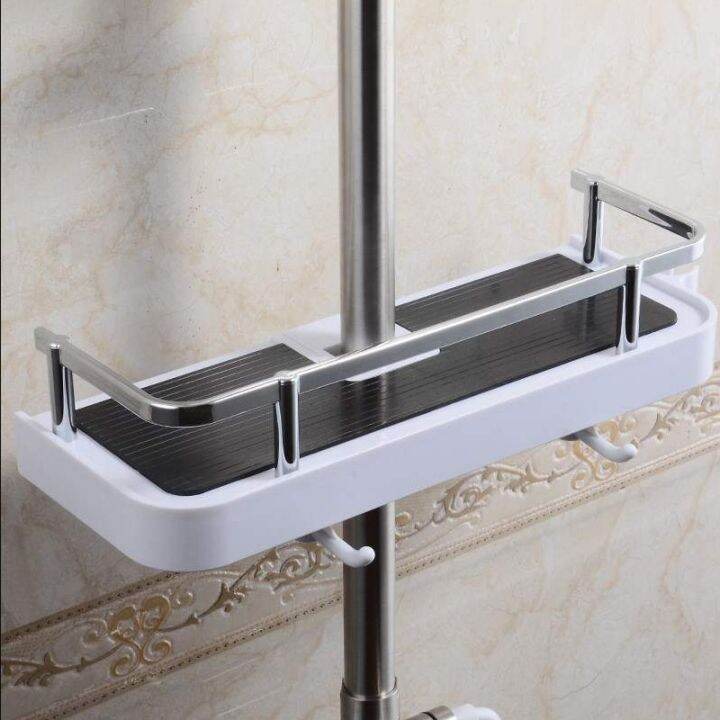 shower-storage-holder-rack-organizer-bathroom-shelf-shampoo-tray-stand-no-drilling-floating-shelf-for-wall-household-item