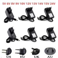 อะแดปเตอร์จ่ายไฟ AC DC 5V 6V 8V 9V 12V 12V แหล่งจ่ายไฟ1A 13V 15V 24 V 3A 2A AC 220V ไปยัง12V แถบไฟโวลต์ Led