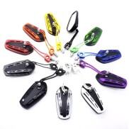 ED 2 cái bộ 360 độ xoay phổ gương chiếu hậu xe máy động cơ xe máy chiếu
