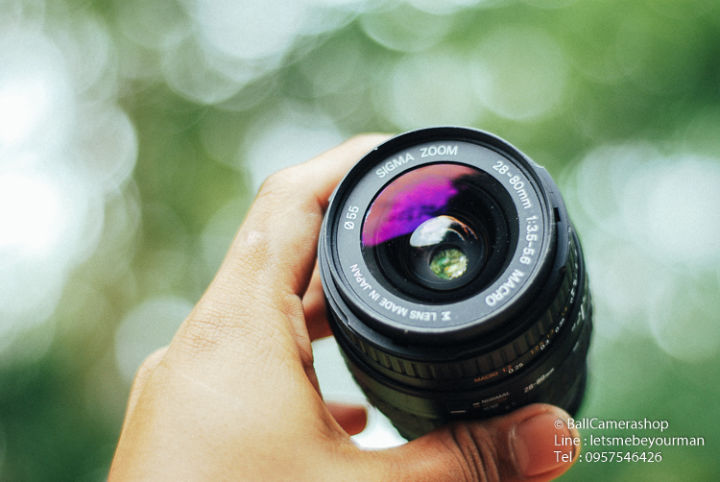 ขายเลนส์macroมือหมุน-งบประหยัด-sigma-28-80mm-f3-5-5-6-macro-serial-3580743-for-sony-mirrorless-ทุกรุ่น