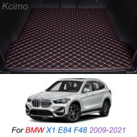 เสื่อท้ายรถหนังสำหรับ BMW X1 E84 F48 2009-2021แผ่นรองท้ายรถถาดพรมอุปกรณ์เสริมไลเนอร์กระบะตามสั่ง