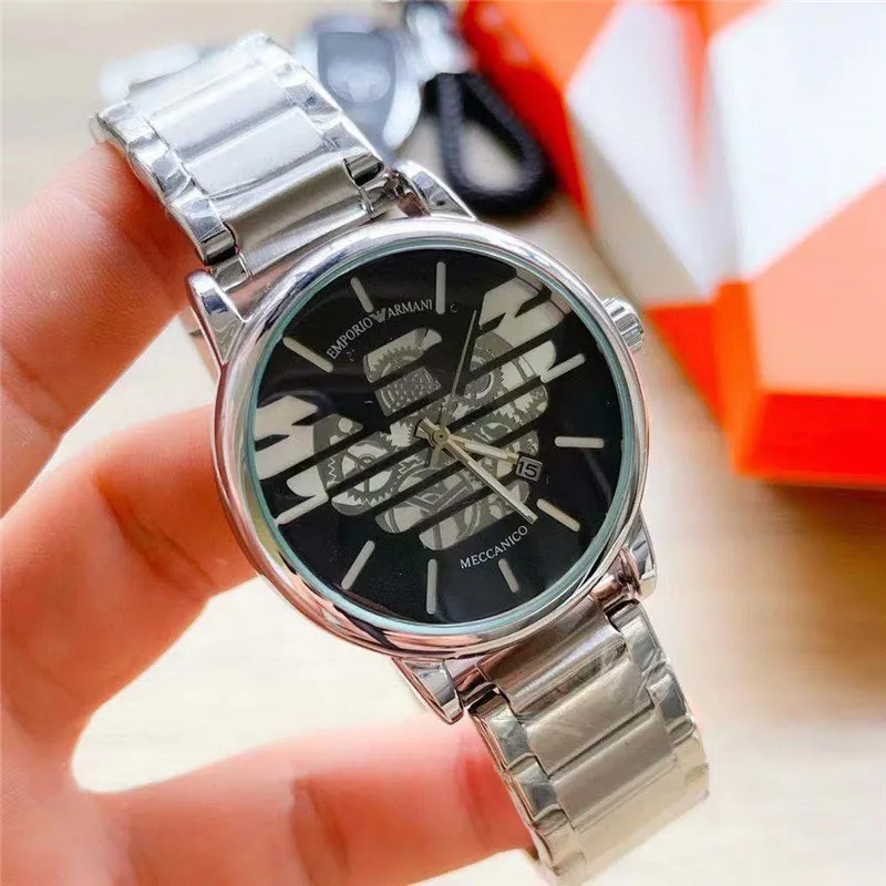 Promotion] Fashion and High Quality Armani Men's Business Quartz Watch  Classic Stainless Steel with Student Class Chronograph | Lazada PH