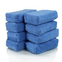 Car Cleaning Sponge Cloths Car Cleaning Cloths Car Wax Polishing Pad Car Detailing Microfiber Applicators