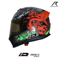 หมวกกันน็อค ID HELMET SPARTAN S2-ดำ