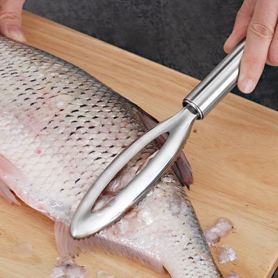 304 Stainless Steel Fish Scale Remover Fish Scale Scraper Brush Fish Scale Grater Kichen Accessories Kitchen Gadget