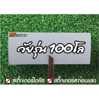 สติ๊กเกอร์ วัยรุ่น100โล สติ๊กเกอร์สะท้อนแสง