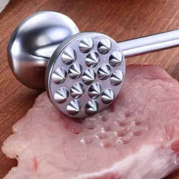 Stainless Steel Loose Meat Needle Steak Hammer Meat Tendon Breaker