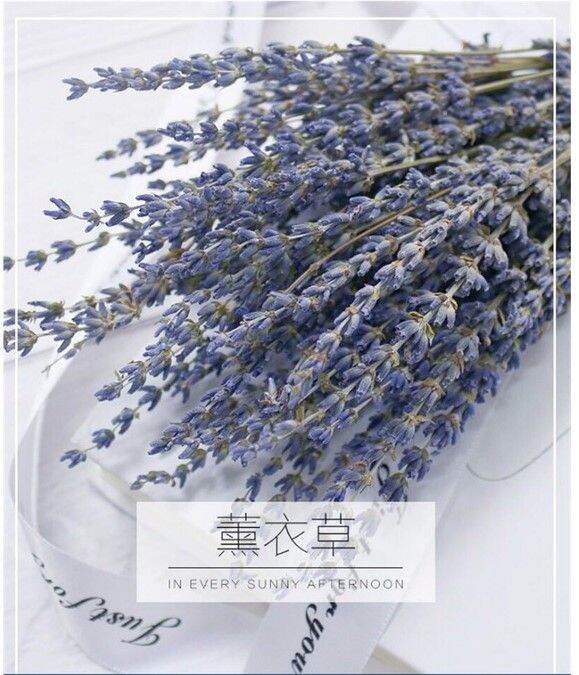 Dried Lavender Flower NATURAL/ORIGINAL COLOR Sold per Bundle {Dried