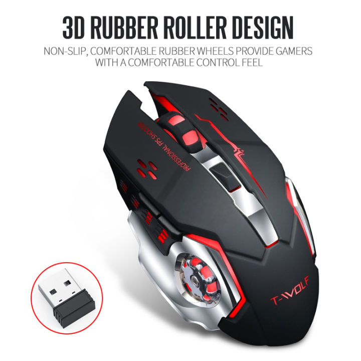 t-wolf-q13-rechargeable-wireless-mouse-silent-ergonomic-gaming-mice-6-keys-rgb-backlight-2400-dpi-for-laptop-computer-pro-gamer