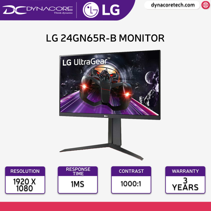 LG 24GN65R-B UltraGear™ 23.8'' FHD IPS Gaming Monitor With AMD FreeSync ...