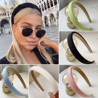 【CW】 Korean Ins Headband Soild Color Sponge Hairbands for Hair Band Female Hoop Headdress Accessories