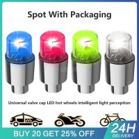 Wheel Lights Cap Durable Bicycle Accessories For Car Motorcycle Led Tire Valve Stem Caps Waterproof Car Accessories Wheel Light Wheel Covers