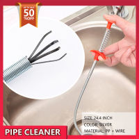 【0.6~3meter Spring Pipe Dredging Tools】Drain Snake  Drain Cleaner Sticks Clog Remover Cleaning Tools Household for Kitchen Sink